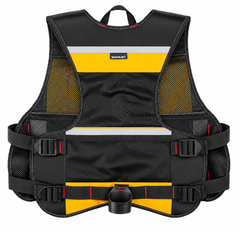 Back view with mesh panel and adjustment straps